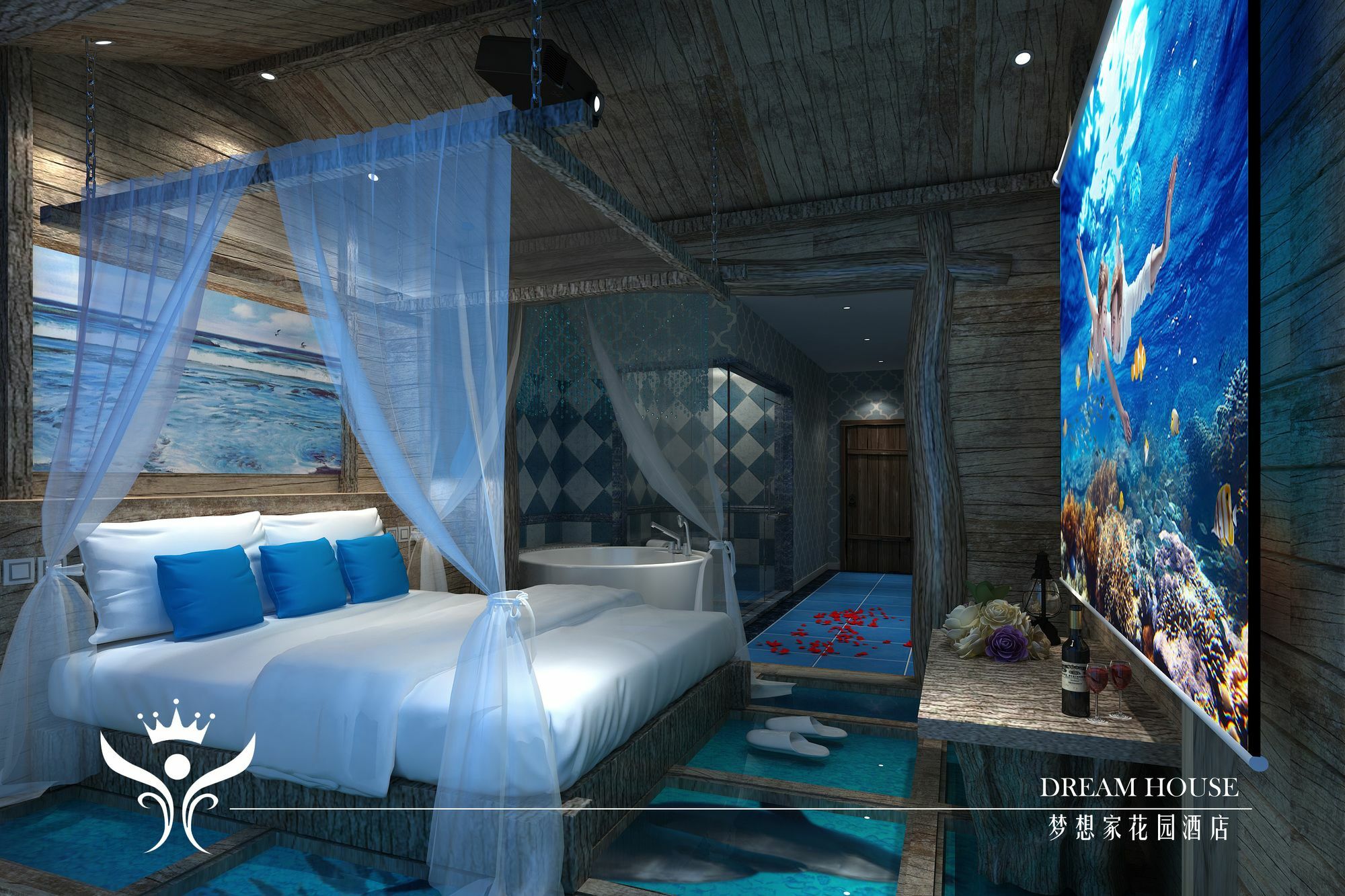 שנגחאי Dreamhouse Theme Hotel מראה חיצוני תמונה
