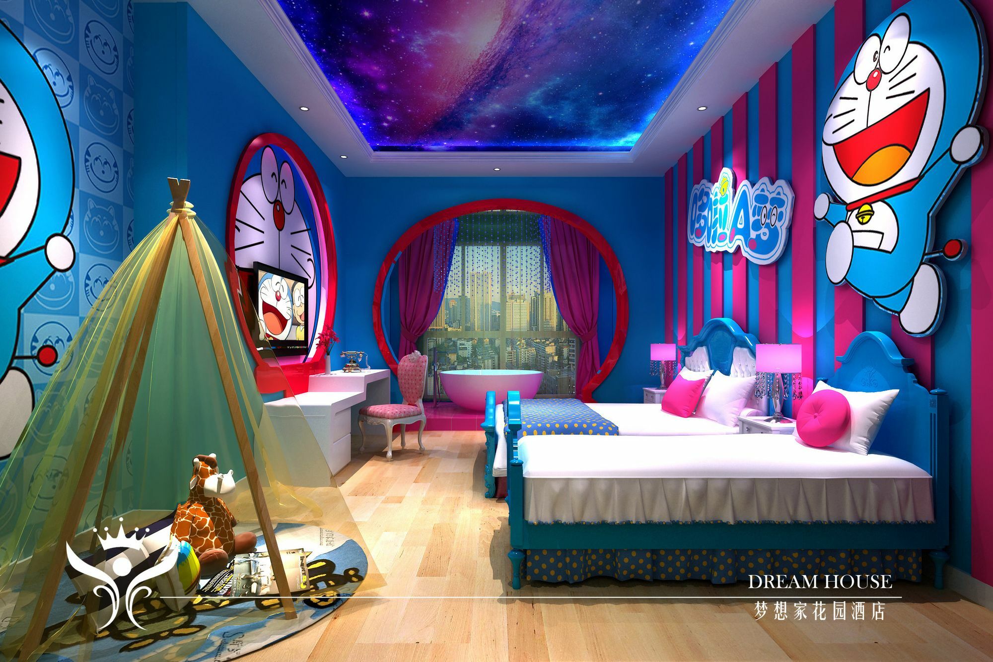 שנגחאי Dreamhouse Theme Hotel מראה חיצוני תמונה